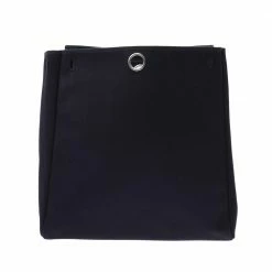 Hermes Black Toile Canvas Herbag MM Shoulder Bag For Women -Deals Hermes Store luxury women hermes used handbags p510083 019