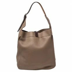 Hermes Etoupe Clemence Leather Palladium Hardware Marwari GM Bag For Women -Deals Hermes Store luxury women hermes used handbags p512483 013