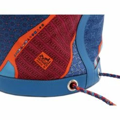 Hermes Blue Leather Silk Soi Cool Backpack For Women -Deals Hermes Store luxury women hermes used handbags p513239 007