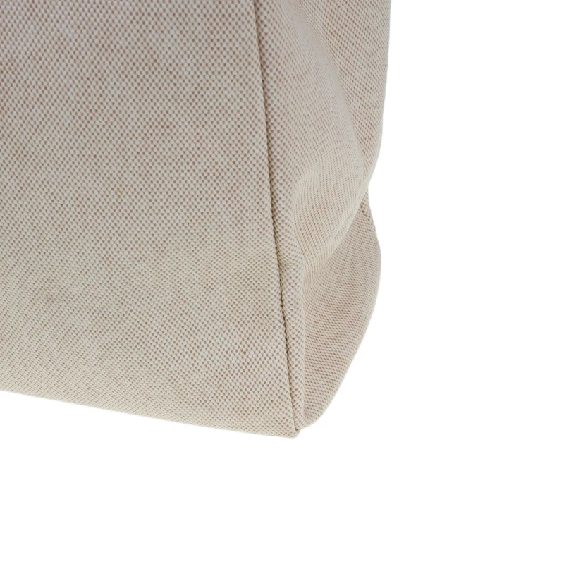 Hermes Tan/Beige Toile Canvas Cabas Herbag MM 2 In 1 Shoulder Bag For Women 11 Hermes Tan/Beige Toile Canvas Cabas Herbag MM 2 In 1 Shoulder Bag For Women - Image 9