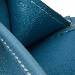 Hermes Hermés Bleu Jean Epsom Leather Elan Jige 29 Clutch For Women -Deals Hermes Store luxury women hermes used handbags p515336 003