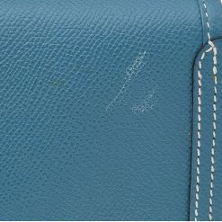 Hermes Hermés Bleu Jean Epsom Leather Elan Jige 29 Clutch For Women -Deals Hermes Store luxury women hermes used handbags p515336 013