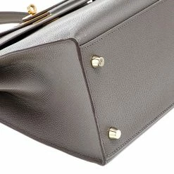 Hermes Etain Epsom Leather Gold Finish Kelly Sellier 28 Bag For Women 26 Hermes Etain Epsom Leather Gold Finish Kelly Sellier 28 Bag For Women -Deals Hermes Store luxury women hermes used handbags p515524 004