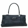 Hermes Black Clemence Leather Paladdium Hardware Shoulder Kelly 42 Bag For Women -Deals Hermes Store luxury women hermes used handbags p52072 001