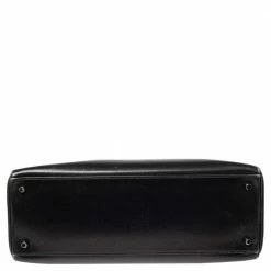 Hermes Black Box Leather Black Hardware So Black Kelly Retourne 35 Bag For Women -Deals Hermes Store luxury women hermes used handbags p521225 010