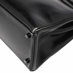 Hermes Black Box Leather Black Hardware So Black Kelly Retourne 35 Bag For Women -Deals Hermes Store luxury women hermes used handbags p521225 012