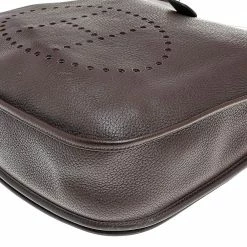 Hermes Brown Togo Leather Evelyne III GM Bag For Women -Deals Hermes Store luxury women hermes used handbags p521723 012