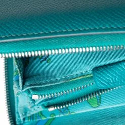 Hermes Menthe Epsom Leather Azap Compact Wallet For Women -Deals Hermes Store luxury women hermes used handbags p526940 009