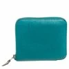 Hermes Menthe Epsom Leather Azap Compact Wallet For Women