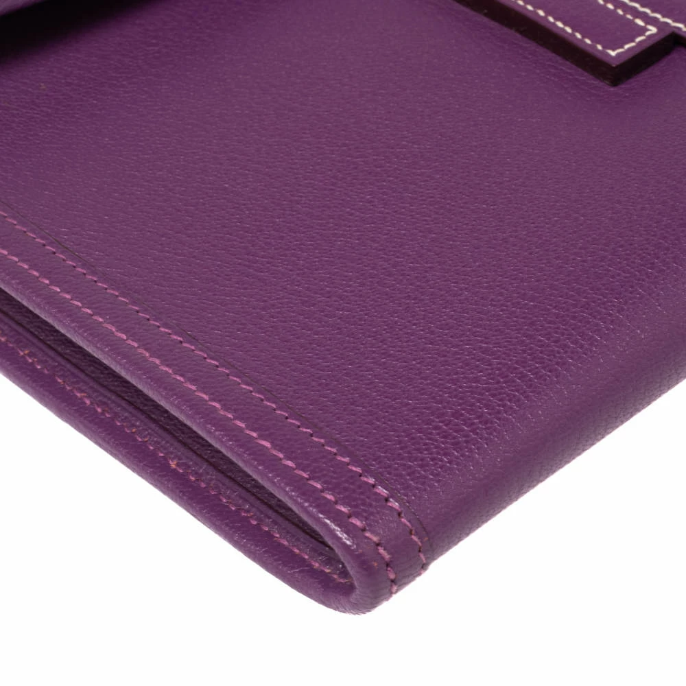Hermes Anemone Chevre Mysore Leather Elan Jige 29 Clutch For Women 13 Hermes Anemone Chevre Mysore Leather Elan Jige 29 Clutch For Women - Image 11