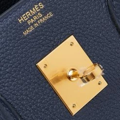 Hermes Blue Nuit Togo Leather Gold Hardware Birkin 35 Bag For Women -Deals Hermes Store luxury women hermes used handbags p527706 003