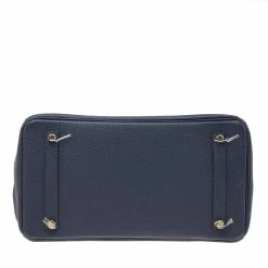 Hermes Blue Nuit Togo Leather Gold Hardware Birkin 35 Bag For Women -Deals Hermes Store luxury women hermes used handbags p527706 006