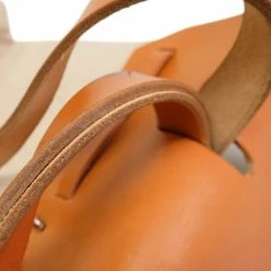 Hermes Tan Leather And Beige Toilea Canvas Herbag MM For Women -Deals Hermes Store luxury women hermes used handbags p5302 006