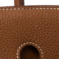 Hermes Gold Togo Leather Gold Finished Birkin 35 Bag For Women -Deals Hermes Store luxury women hermes used handbags p535728 015