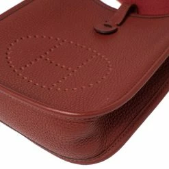 Hermes Brique Clemence Leather Evelyne 16 TPM Bag For Women -Deals Hermes Store luxury women hermes used handbags p536978 008