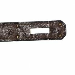 Hermes Chocolate Ostrich Gold Finish Birkin 30 Bag For Women -Deals Hermes Store luxury women hermes used handbags p537723 007