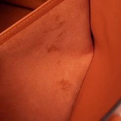 Hermes Hermès Orange Epsom Leather Gold Finished Birkin 35 Bag For Women -Deals Hermes Store luxury women hermes used handbags p537755 010