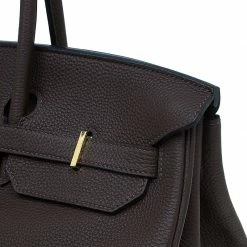 Hermes Choco Brown Togo Leather Gold Hardware Birkin 40 Bag For Women -Deals Hermes Store luxury women hermes used handbags p53812 0006