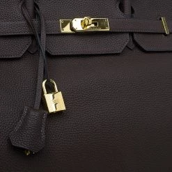 Hermes Choco Brown Togo Leather Gold Hardware Birkin 40 Bag For Women -Deals Hermes Store luxury women hermes used handbags p53812 0008