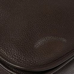 Hermes Cacao Togo Leather Palladium Plated Evelyne III GM Bag For Women -Deals Hermes Store luxury women hermes used handbags p542398 009