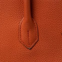 Hermes Terre Battue Togo Leather Palladium Plated Birkin 35 Bag For Women 25 Hermes Terre Battue Togo Leather Palladium Plated Birkin 35 Bag For Women -Deals Hermes Store luxury women hermes used handbags p542399 019