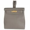 Hermes Etain Clemence Leather Kelly Ado II Backpack For Women 1 Hermes Etain Clemence Leather Kelly Ado II Backpack For Women -Deals Hermes Store luxury women hermes used handbags p549813 009