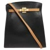 Hermes Black/Natural Ardennes And Chamonix Gold Plated Kelly Sport Bag For Women -Deals Hermes Store luxury women hermes used handbags p551673 010