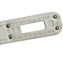 Hermes Blanc Evercolor Leather Kelly Danse Palladium Plated Bag For Women -Deals Hermes Store luxury women hermes used handbags p554557 007