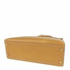 Hermes Brown Leather Chamonix Gold Hardware Kelly 32 Bag For Women -Deals Hermes Store luxury women hermes used handbags p555416 001