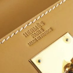 Hermes Brown Leather Chamonix Gold Hardware Kelly 32 Bag For Women -Deals Hermes Store luxury women hermes used handbags p555416 003