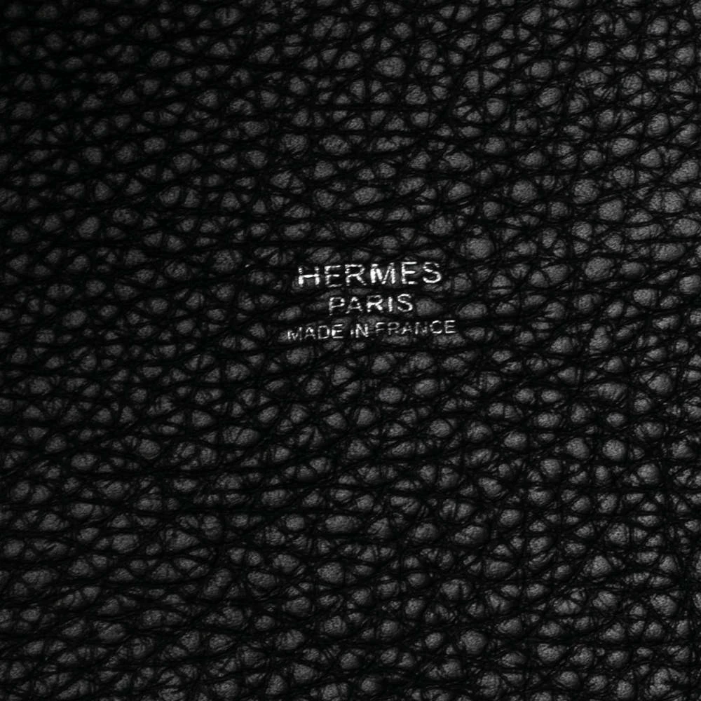 Hermes Black Taurillon Clemence Leather Picotin Lock Tressage MM Bag For Women 11 Hermes Black Taurillon Clemence Leather Picotin Lock Tressage MM Bag For Women - Image 9