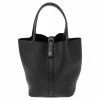 Hermes Black Taurillon Clemence Leather Picotin Lock Tressage MM Bag For Women -Deals Hermes Store luxury women hermes used handbags p562261 008