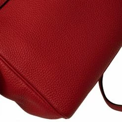 Hermes Rouge Piment Togo Leather Gold Plated Kelly Retourne 28 Bag For Women -Deals Hermes Store luxury women hermes used handbags p564887 009