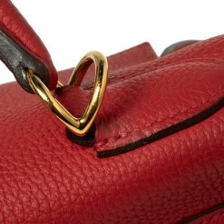 Hermes Rouge Piment Togo Leather Gold Plated Kelly Retourne 28 Bag For Women -Deals Hermes Store luxury women hermes used handbags p564887 011