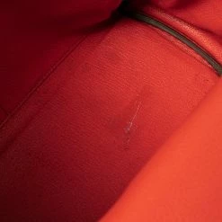 Hermes Rouge Piment Togo Leather Gold Plated Kelly Retourne 28 Bag For Women -Deals Hermes Store luxury women hermes used handbags p564887 014