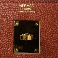 Hermes Brique Togo Leather Gold Plated Kelly Retourne 32 Bag For Women -Deals Hermes Store luxury women hermes used handbags p564941 011