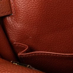 Hermes Brique Togo Leather Gold Plated Kelly Retourne 32 Bag For Women -Deals Hermes Store luxury women hermes used handbags p564941 019