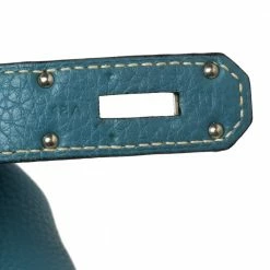 Hermes Bleu Jean Togo Leather Palladium Plated JPG Birkin 42 For Women -Deals Hermes Store luxury women hermes used handbags p568746 011