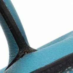 Hermes Bleu Jean Togo Leather Palladium Plated JPG Birkin 42 For Women -Deals Hermes Store luxury women hermes used handbags p568746 023