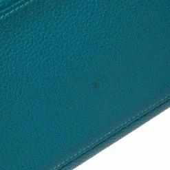 Hermes Bleu Jean Togo Leather Palladium Finish Kelly Retourne 35 Bag For Women -Deals Hermes Store luxury women hermes used handbags p570035 003