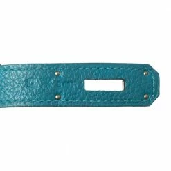Hermes Bleu Jean Togo Leather Palladium Finish Kelly Retourne 35 Bag For Women -Deals Hermes Store luxury women hermes used handbags p570035 014