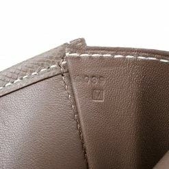 Hermes Brown Epsom Leather Jige Clutch For Women -Deals Hermes Store luxury women hermes used handbags p57048 015