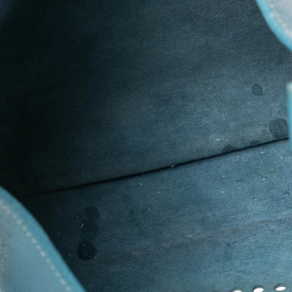 Hermes Bleu Jean Togo Leather Evelyne I GM Bag For Women 12 Hermes Bleu Jean Togo Leather Evelyne I GM Bag For Women - Image 10