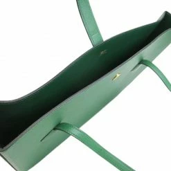 Hermes Vintage Green Courchevel Leather Shoulder Bag For Women -Deals Hermes Store luxury women hermes used handbags p57407 0010