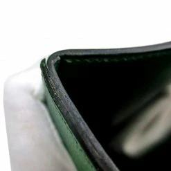 Hermes Vintage Green Courchevel Leather Shoulder Bag For Women -Deals Hermes Store luxury women hermes used handbags p57407 0011