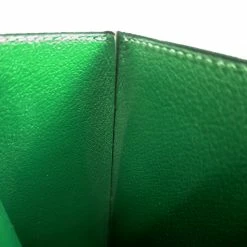 Hermes Vintage Green Courchevel Leather Shoulder Bag For Women -Deals Hermes Store luxury women hermes used handbags p57407 0012