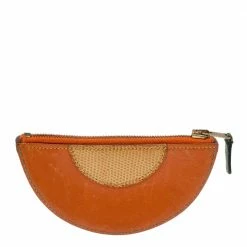 Hermes Hermès Orange Chevre Leather And Lizard Fruit Motif Coin Purse For Women -Deals Hermes Store luxury women hermes used handbags p578176 010