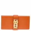 Hermes Orange Box Leather Medor 29 Clutch For Women -Deals Hermes Store luxury women hermes used handbags p578533 006