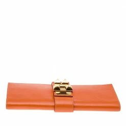Hermes Orange Box Leather Medor 29 Clutch For Women -Deals Hermes Store luxury women hermes used handbags p578533 012