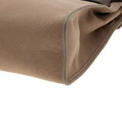 Hermes Etoupe/Ebene Canvas And Leather Herbag Zip 31 Bag For Women -Deals Hermes Store luxury women hermes used handbags p578538 008